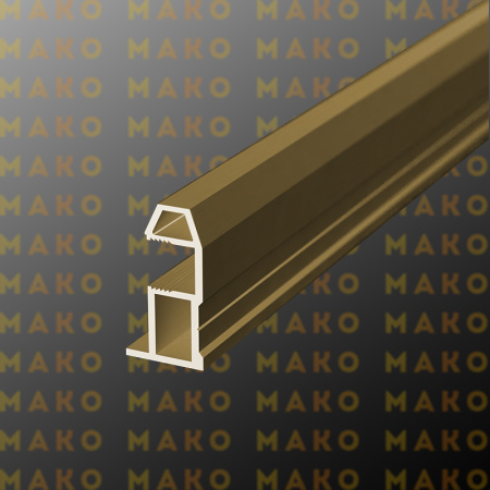 Профиль вертикальный MS161 Латунь (A21)